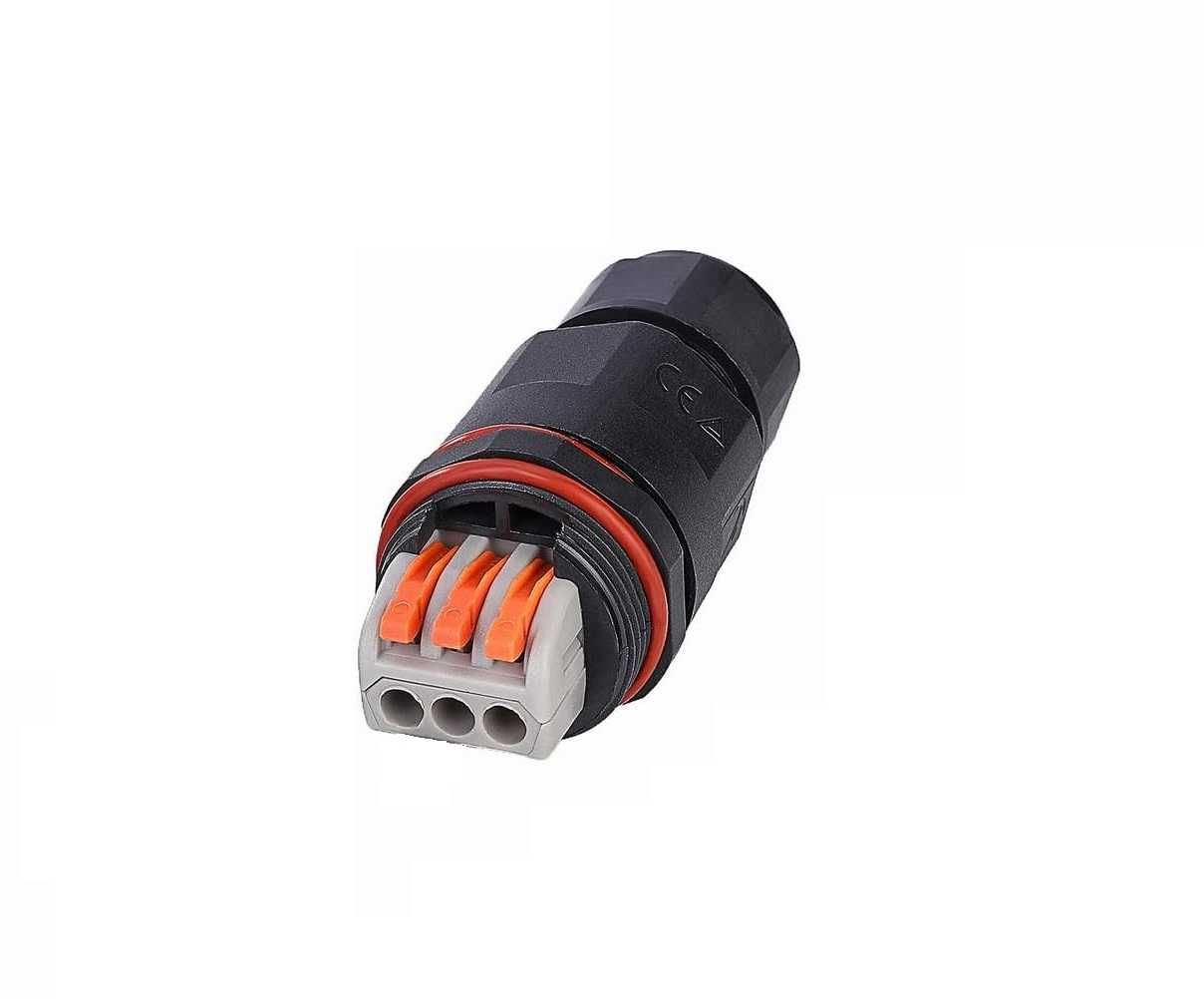 Presetupa cu conector electric tip Wago 3P IP68