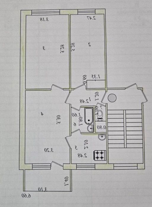 Чиланзар , Учтепа 14 квл 3/2/4 63м2 хороший ремонт TL