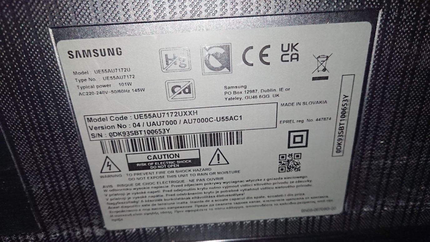 Placa T-Com Televizor Samsung UE55AU7172U