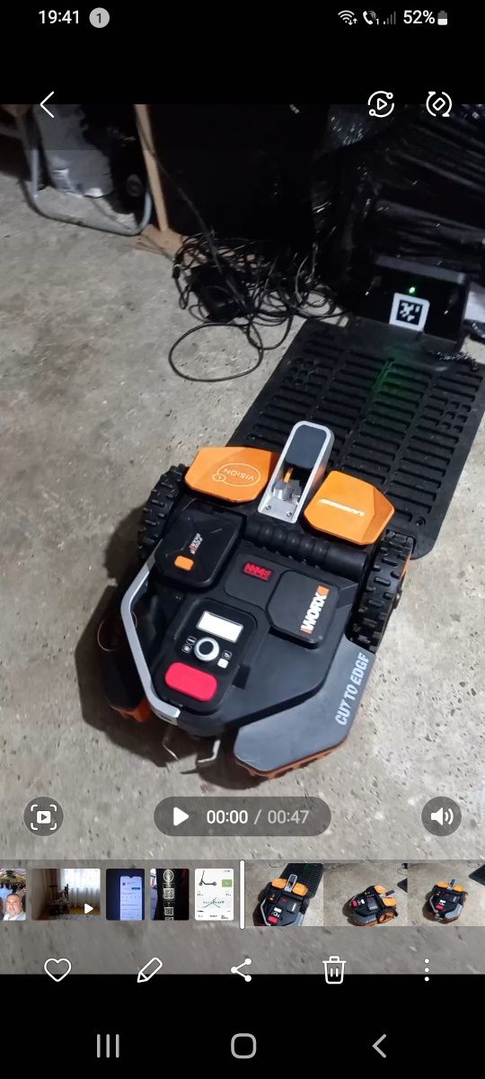 Robot profesional de tuns gazonul