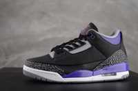 Air Jordan 3 Retro “Black Court Purple”