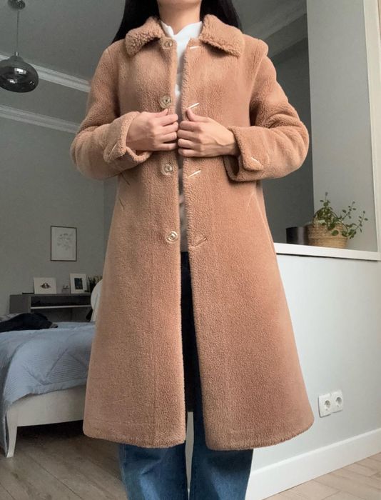 Зимнее пальто из овчины