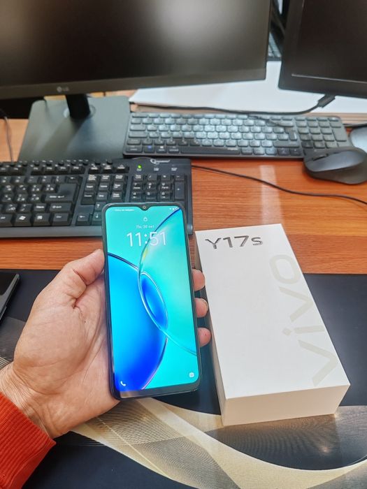 Vivo Y17S 6/128gb(2024)iwlawi zur aybi yuq tozza telefon