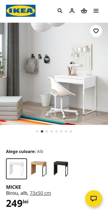 Birou și scaun ikea