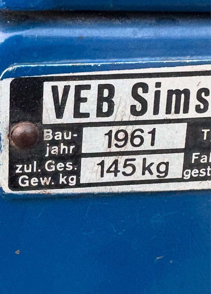 Simson sr2 e с нова регистрация