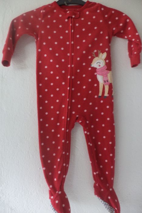 Лот от памучни и поларени пижамки за  18 месеца