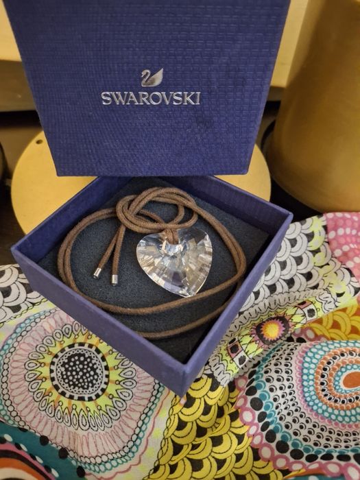Swarovski оригинално колие сърце