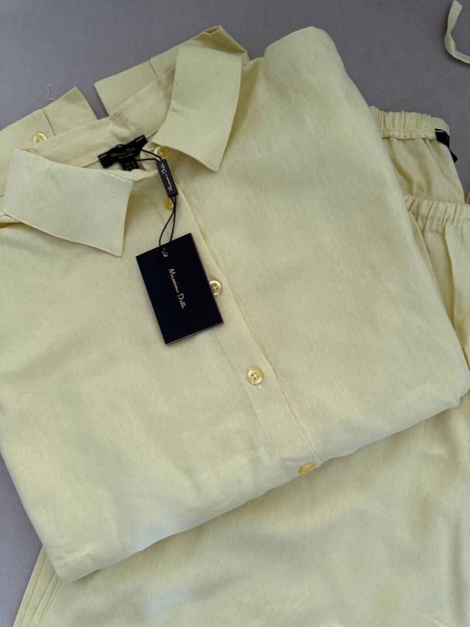 Massimo Dutti, двойка лен, размер стандарт М, Турция