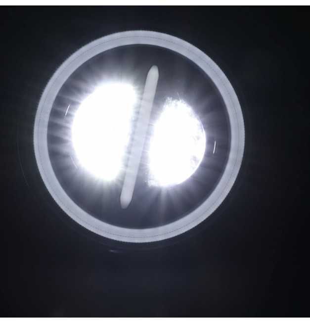LED фар лампа халоген 12V-24V, 7500lm, 7 инча, 18см