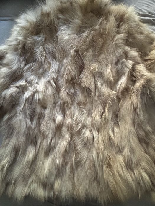 Кожено палто от лисица