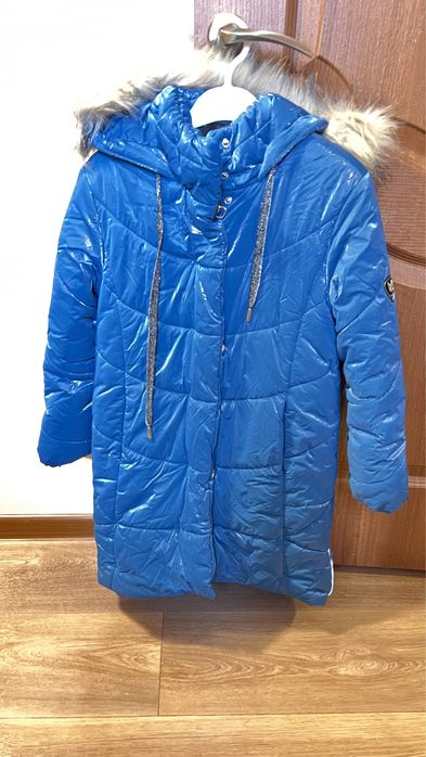 Зимняя куртка длинная на девочку
