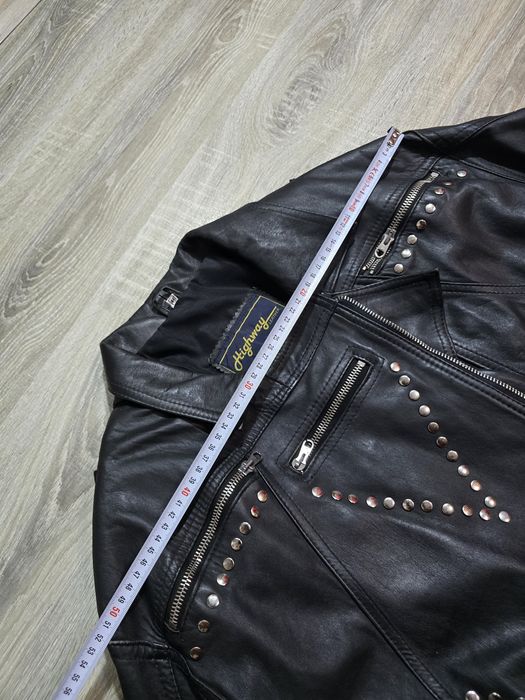 Geaca dama din piele rock moto