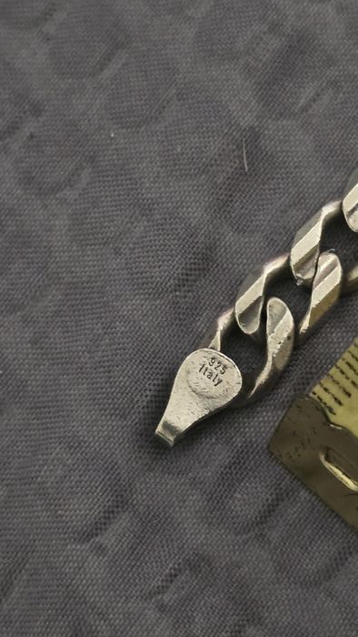 Lant cuban argint 925, 54g, 52cm lungime