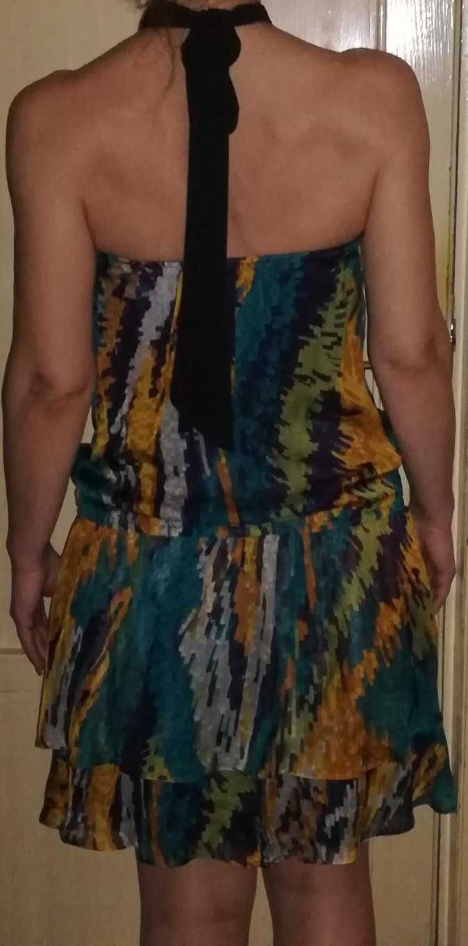 Rochie multicolora voal ZARA