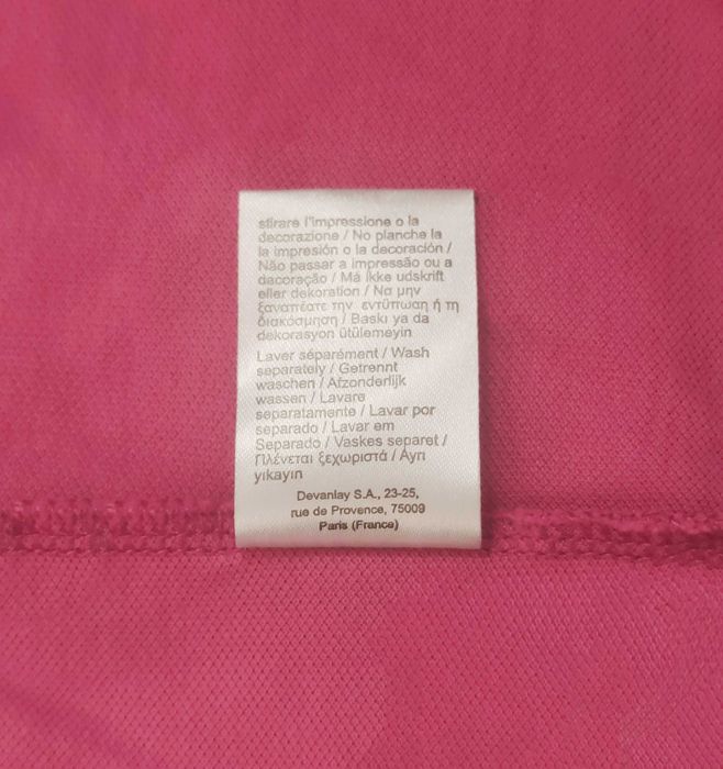 Tricou Lacoste - Persian Pink (stil Polo)