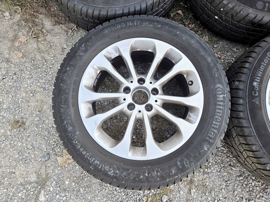 Оригинални джанти 17" за Mercedes GLA със ЗИМНИ гуми CONTINENTAL