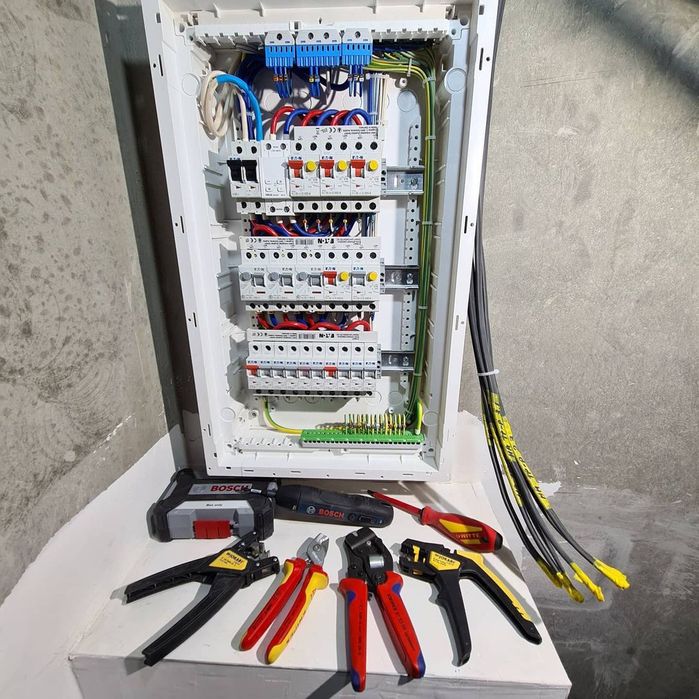 Услуги электрика низкая цена электромонтаж гарантия качества