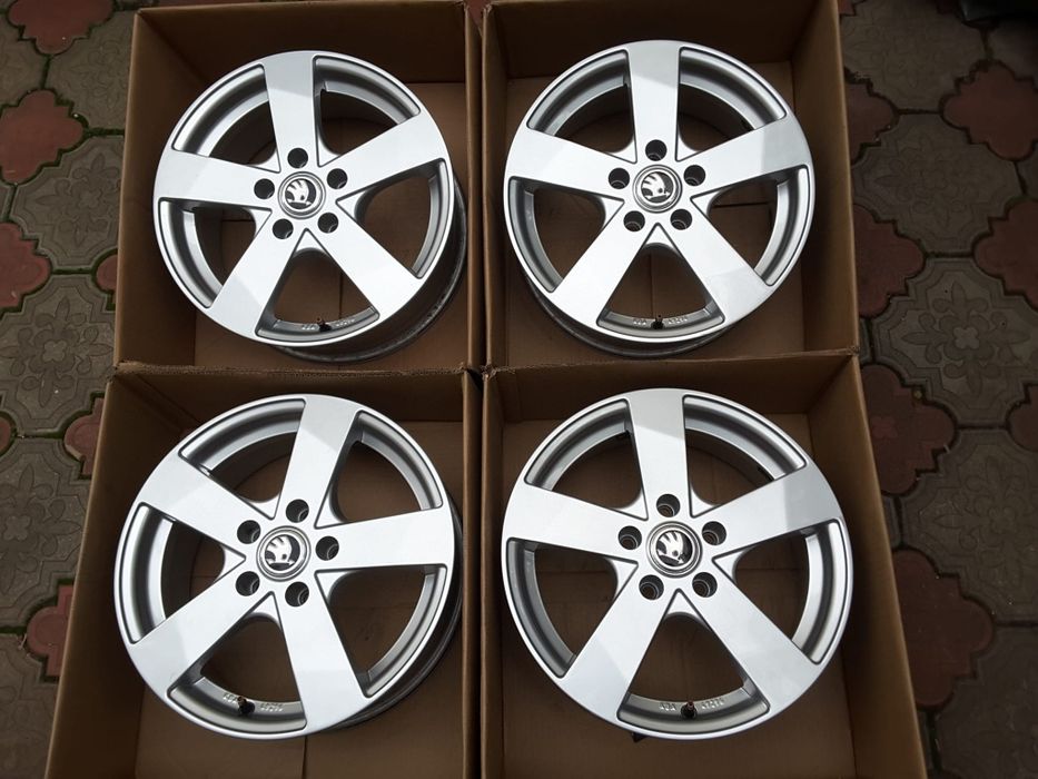 jante aliaj 16; 5x112; Skoda Superb, Octavia 2. Octavia 3, Octavia 4