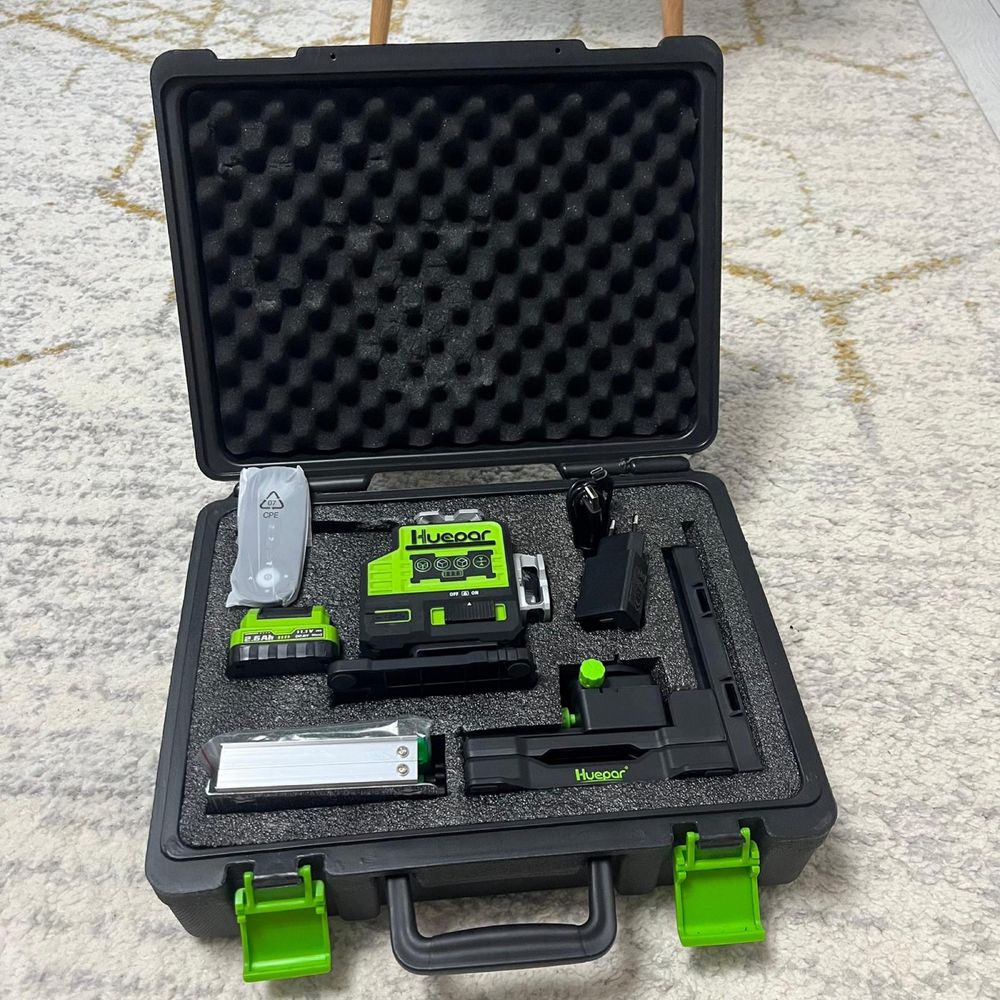 Nivela Laser Huepar P04CG 4D cu 16 Linii NOU