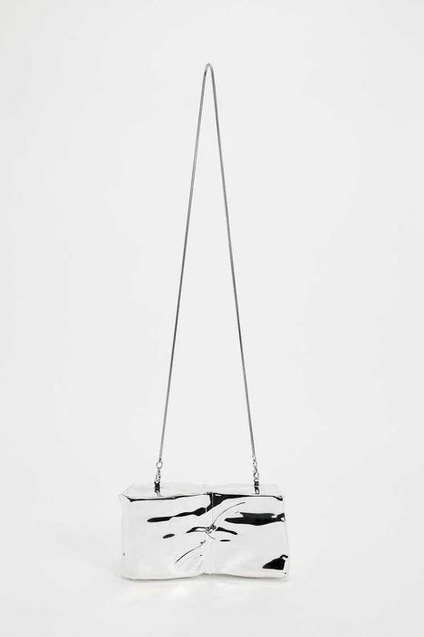 Метална чанта Зара нова с етикет