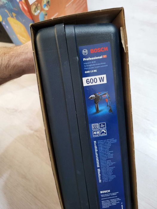 Bosch GSB 13 RE - Masina de gaurit cu percutie, 600 W, mandrina rapida