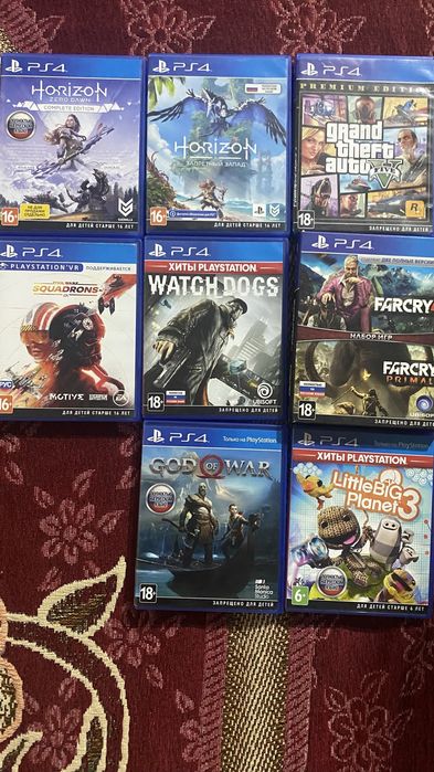 Диски на playstation 4