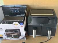 Двоен фритюрник с горещ въздух Rosberg, 1700W  , AirFryer , еър фрайър