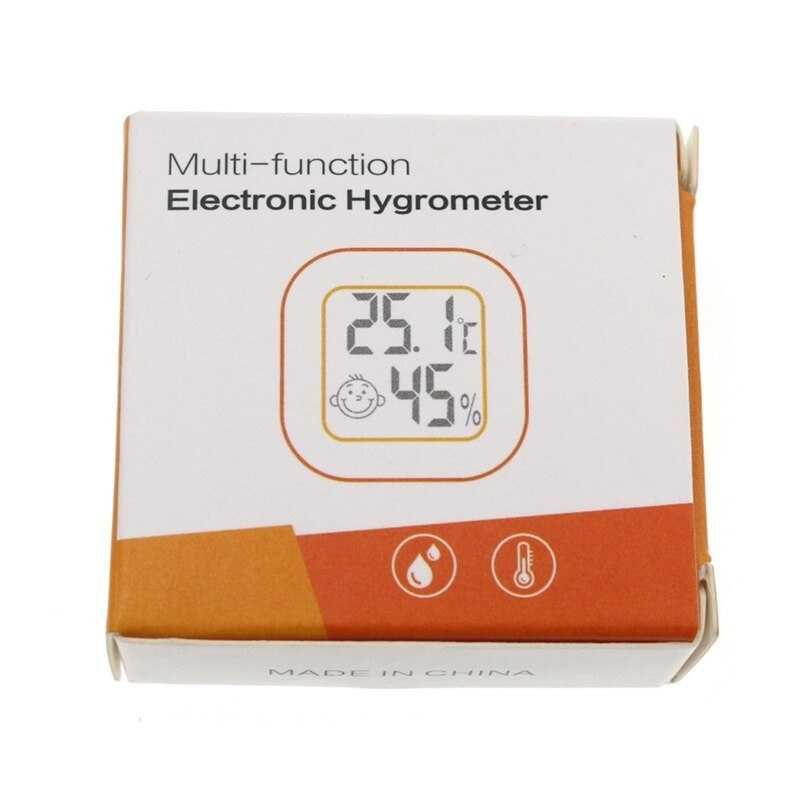 Стенен мини термометър с влагомер
