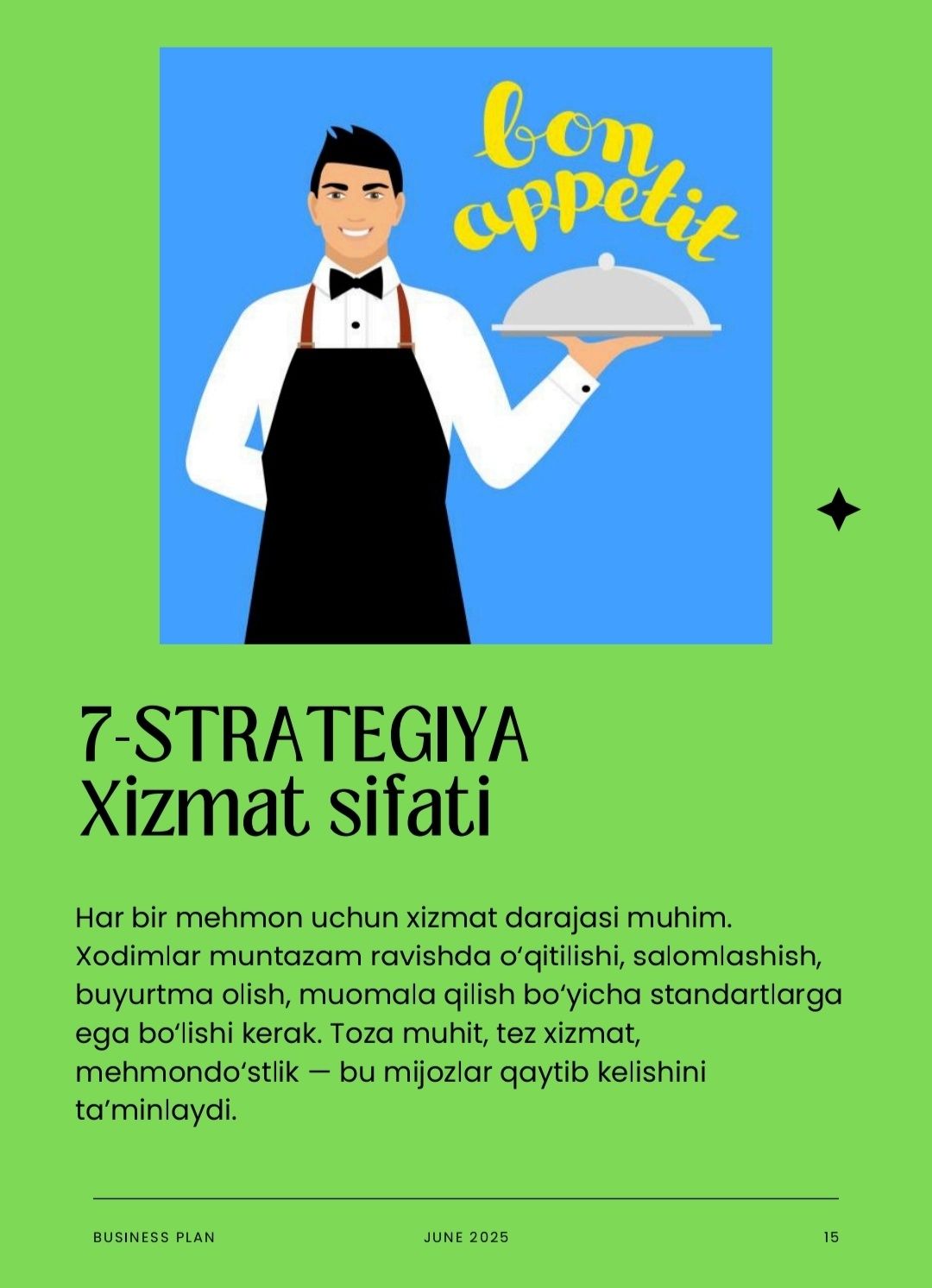 Mini-kitob: “Restoranda savdoni oshirish bo‘yicha 10 ta strategiya”