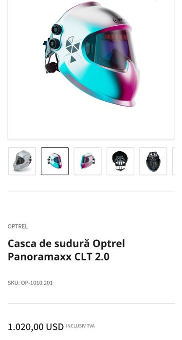Casca de sudură Optrel Panoramaxx CLT 2.0
