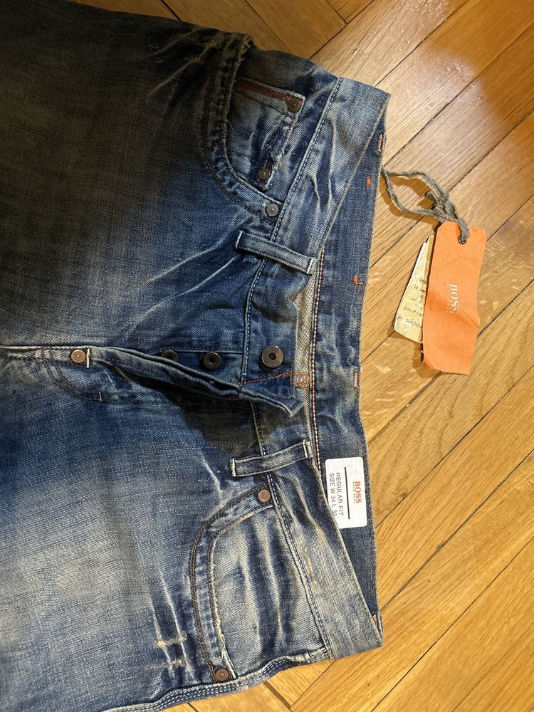Нови оригинални дънки HUGO BOSS W34 L32 REGULAR FIT