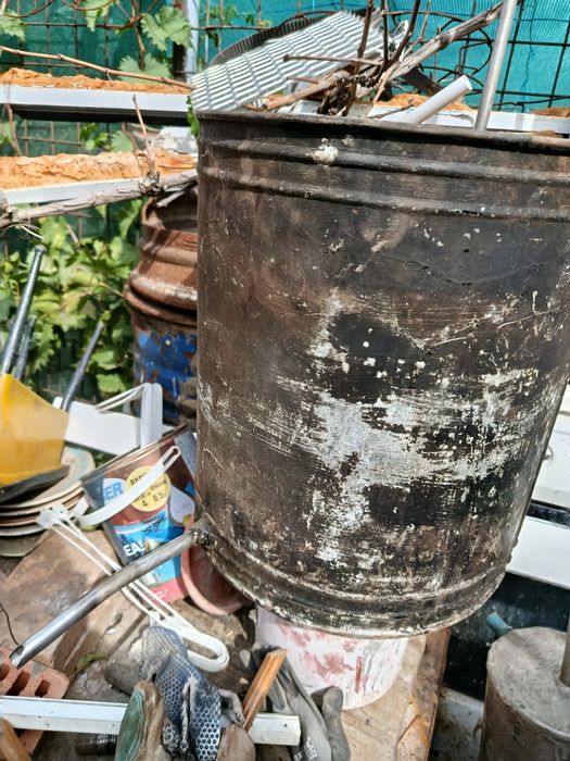 Cazan țuică la balerca și racitor cu țeava cu filet bun  teva inox
