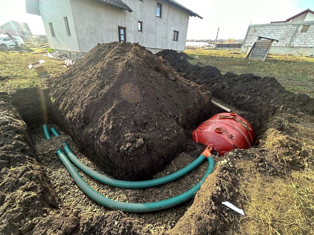 Sapaturi si montaj fose septice canalizari,apa
