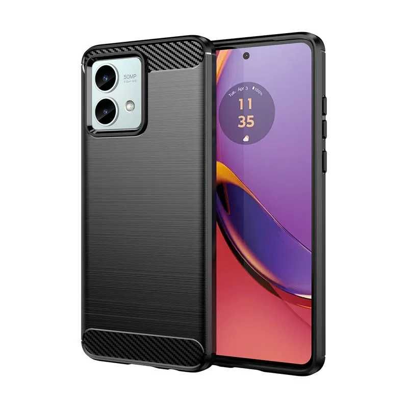 Motorola G54 G04 G14 G24 G34 G84- Удароустойчив Кейс Гръб CARBON
