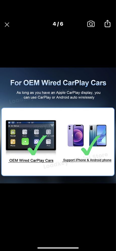 Car play Wireless 4Gen Bluetooth,мултимедия