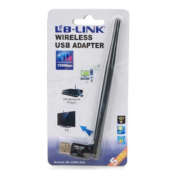 Adaptor Wireless USB Antena 5dBi LW05-AR5 B-LINK