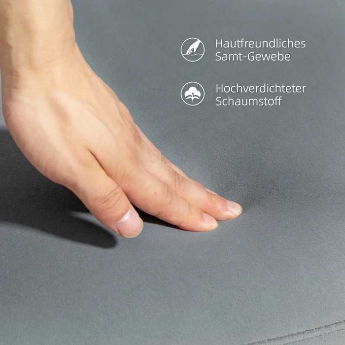 Въртящ се фотьойл HOMCOM, модерен акцентен стол с метални крака