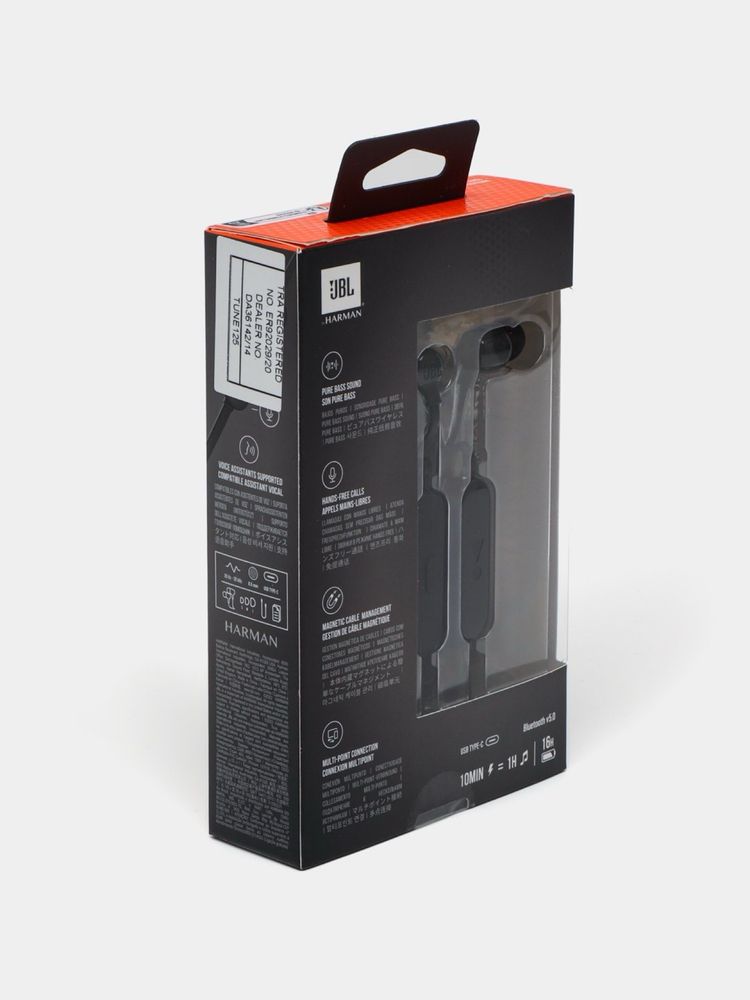 JBL TUNE 125BT беспроводные наушники оригинал