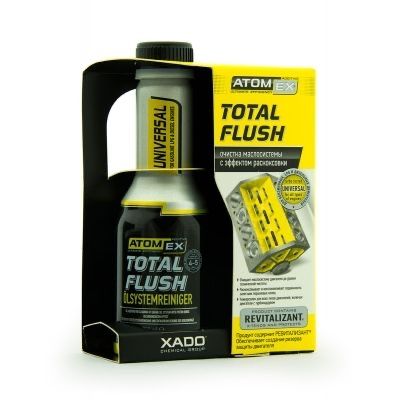 Добавка за почистване на маслената система ATOMEX TOTAL FLUSH за двига