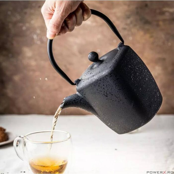 Ceainic din fonta, 0,9l, infuzor pentru ceai, fierbator, KINGHoff