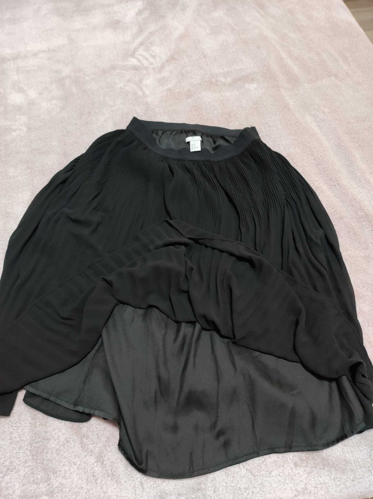 Fusta neagra, H&M marimea 38 (M), lungime medie NOUA