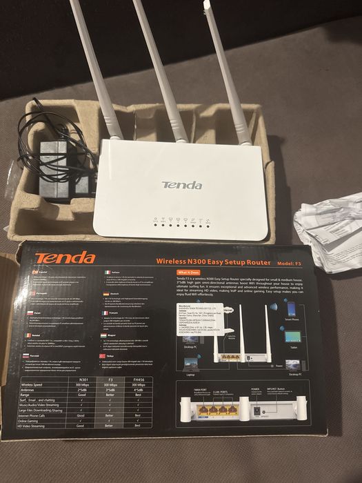 Tenda Wireless N300 F3
