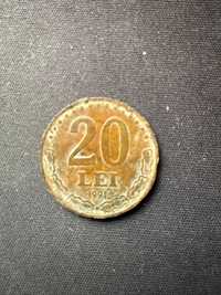Moneda 20 lei ( Stefan cel Mare )