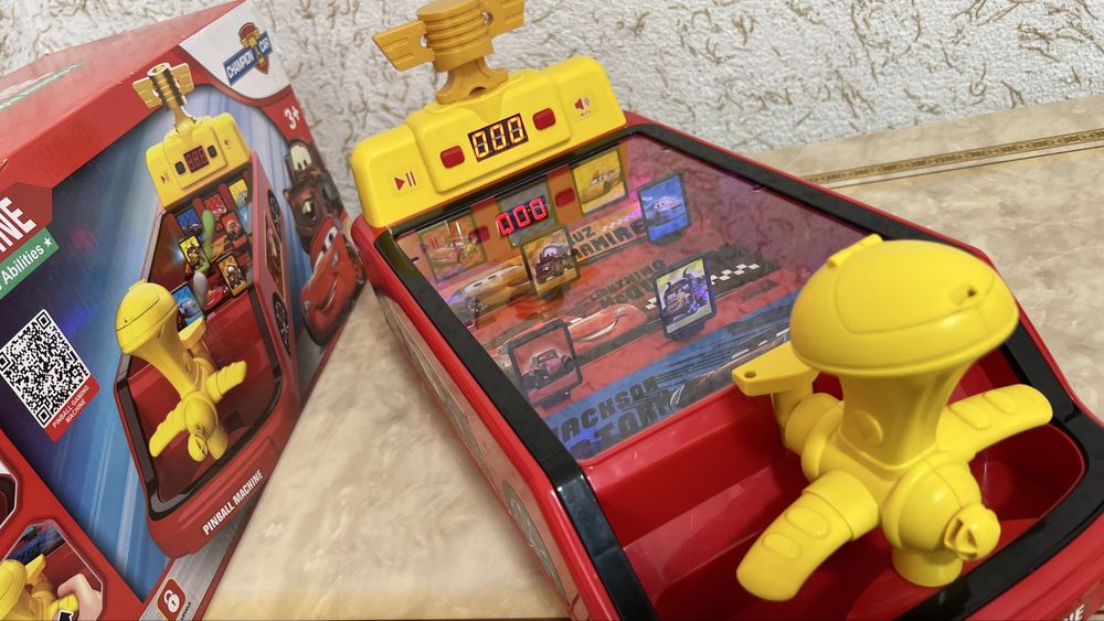 Cars Pinball O‘yinchoq – Bolalar Uchun Super Qiziqarli! 3+