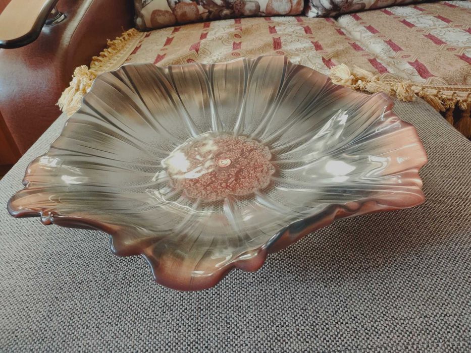 Роскошная ваза из стекла производство Германия, новая в упаковке