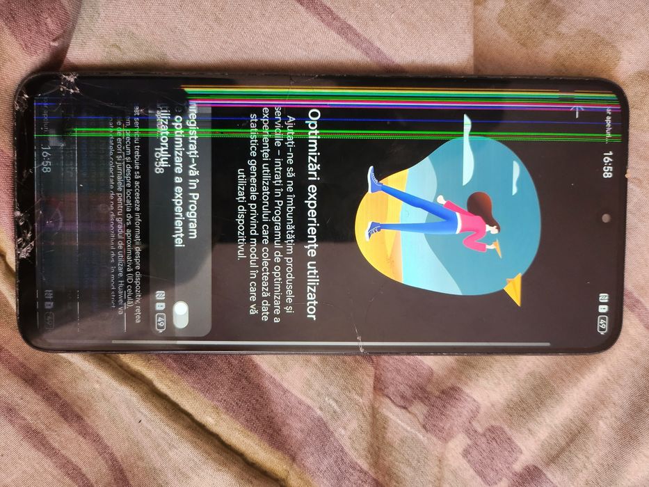 Huawei nova 12i 8+3/128gb dual sim liber de rețea ecran fisurat ok
