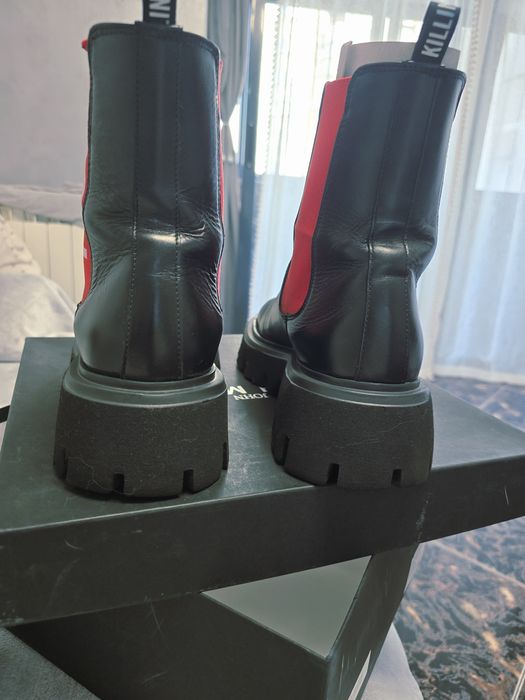 Ghete din piele.pentru barbati John Richmond