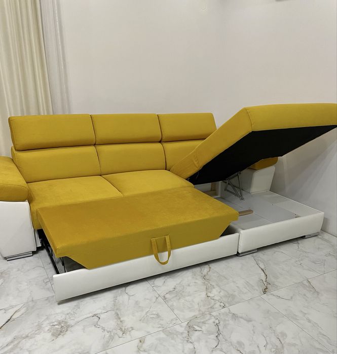 Colțar extensibil cu ladă depozitare