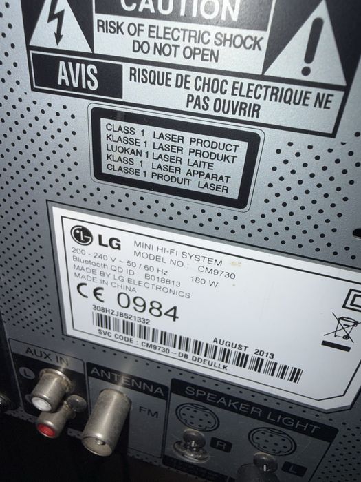 LG XBOOM CM9730 уникална система