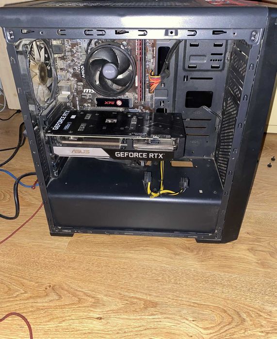 Геймърски компютър | AMD Ryzen 5 5600x, RTX 3060 TI, 16gb RAM, 600W